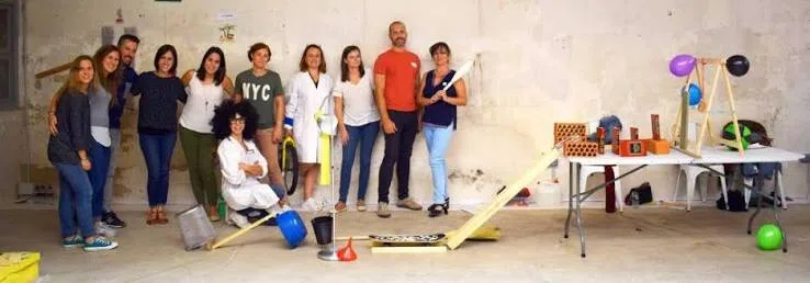 Grupo durante la actividad de Efecto mariposa en Madrid