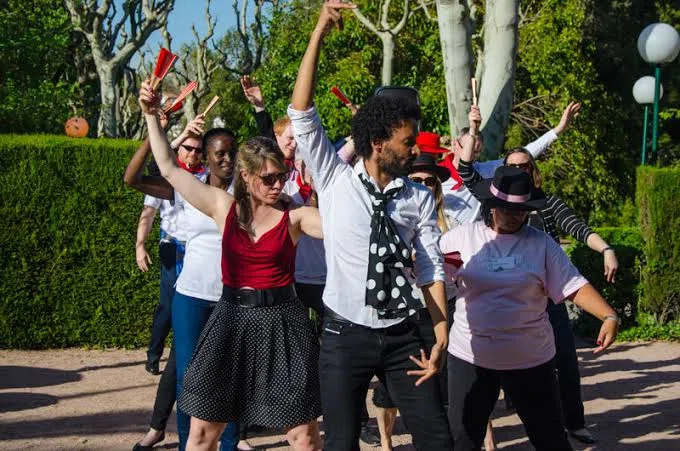 Equipo durante la actividad de Flamenco Experience en Madrid