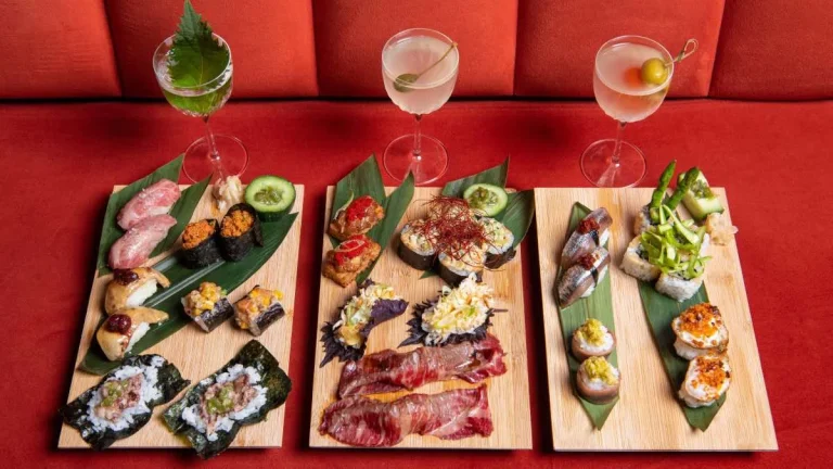 Maridaje de sushi y cócteles para empresas en Madrid