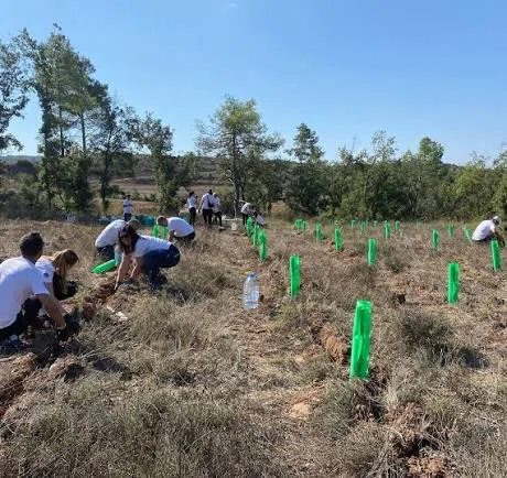 Momento de la experiencia de Unidos por el medio ambiente en Madrid