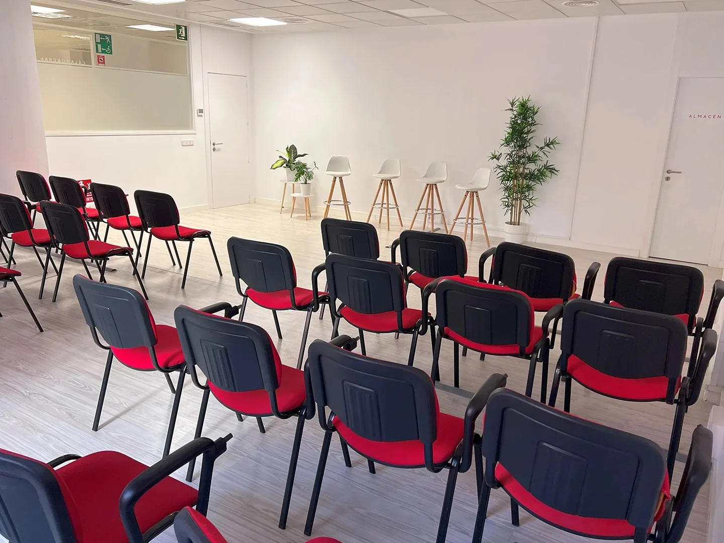 Coworking Social Madrid: vista del espacio