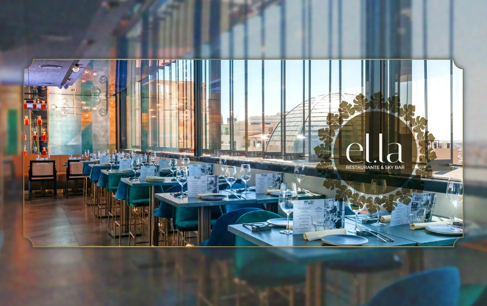 Ella Sky Bar: vista del espacio