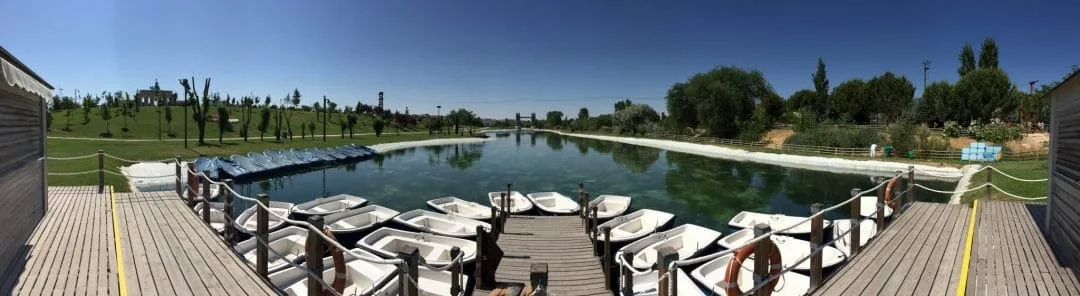 Multiaventura Park · Parque Europa: vista del espacio